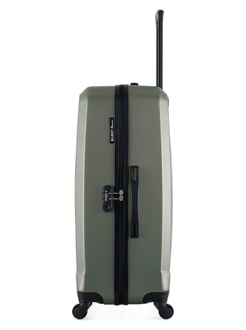 BlueStar Hardcase-trolley "Hagen" kaki - (B)48 x (H)70 x (D)30 cm