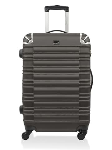 BlueStar Walizka "Lima" w kolorze ciemnoszarym - 47 x 75 x 29 cm