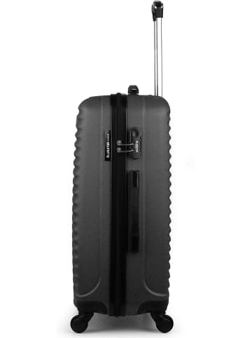 BlueStar Walizka "Brazilia" w kolorze czarnym - 47 x 75 x 29 cm