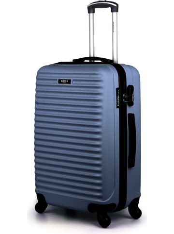 BlueStar Hardcase-Trolley "Brazilia" in Dunkelblau - (B)47 x (H)75 x (T)29 cm