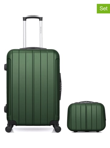 BlueStar 2-częściowy zestaw "Napoli" w kolorze zielonym