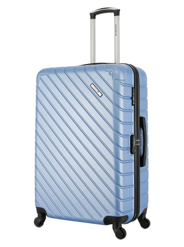 BlueStar Hardcase-Trolley "Cite" - (B)47 x (H)75 x (T)29 cm in Hellblau