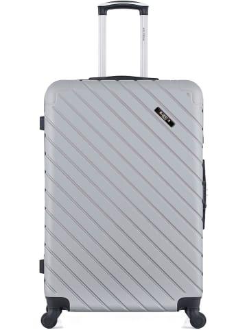 BlueStar Hardcase-Trolley "Cite" in Grau - (B)47 x (H)75 x (T)29 cm
