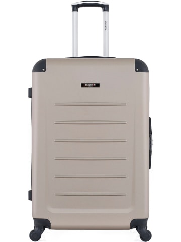 BlueStar Hardcase-Trolley "Opera" in Beige - (B)47 x (H)75 x (T)29 cm
