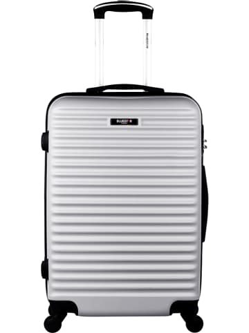 BlueStar Hardcase-Trolley "Brazilia" in Silber - (B)47 x (H)75 x (T)29 cm