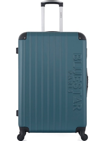 BlueStar Walizka "Bucarest" w kolorze morskim - 47 x 75 x 29 cm