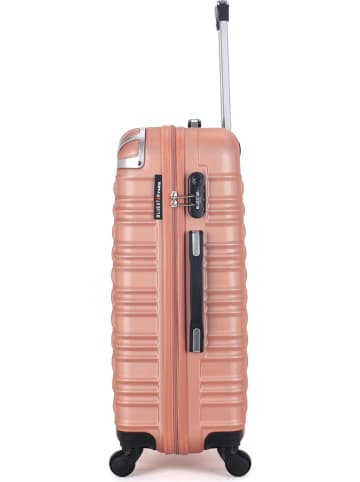 BlueStar Hardcase-Trolley "Lima in Roségold - (B)47 x (H)75 x (T)29 cm