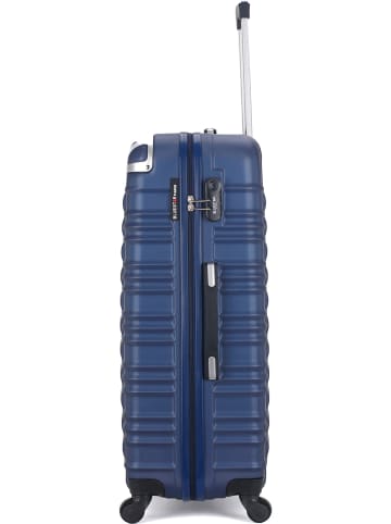 BlueStar Walizka "Lima" w kolorze niebieskim - 47 x 75 x 29 cm