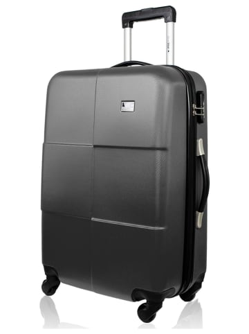 BlueStar Hardcase-Trolley "Miami" in Anthrazit - (B)49 x (H)59 x (T)26 cm