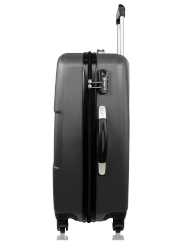 BlueStar Hardcase-Trolley "Miami" in Anthrazit - (B)49 x (H)59 x (T)26 cm