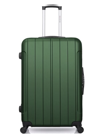 BlueStar Walizka "Napoli" w kolorze zielonym - 47 x 75 x 29 cm
