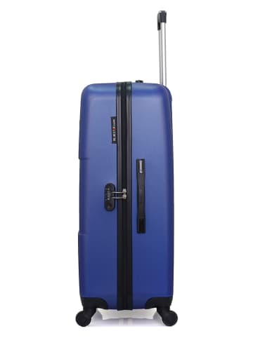 BlueStar Hardcase-Trolley "Miami" in Blau - (B)47 x (H)75 x (T)29 cm