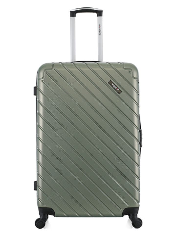 BlueStar Hardcase-Trolley "Cite" - (B)47 x (H)75 x (T)29 cm in Khaki
