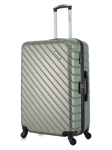 BlueStar Hardcase-trolley "Cite" kaki - (B)47 x (H)75 x (D)29 cm