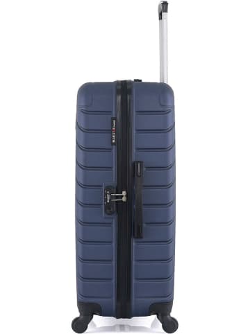 BlueStar Hardcase-trolley "Cite" donkerblauw - (B)47 x (H)75 x (D)29 cm
