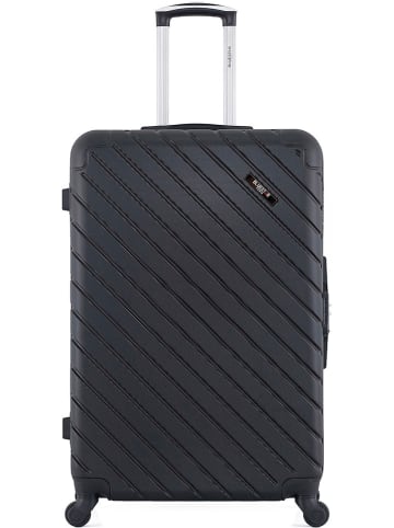BlueStar Hardcase-Trolley "Cite" in Schwarz - (B)47 x (H)75 x (T)29 cm