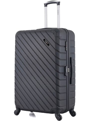 BlueStar Hardcase-Trolley "Cite" in Schwarz - (B)47 x (H)75 x (T)29 cm