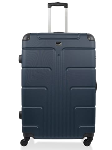 BlueStar Hardcase-Trolley "Ottawa" in Dunkelblau - (B)46 x (H)68 x (T)28 cm