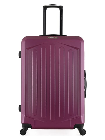 BlueStar Hardcase-trolley "Hagen" paars - (B)48 x (H)70 x (D)30 cm