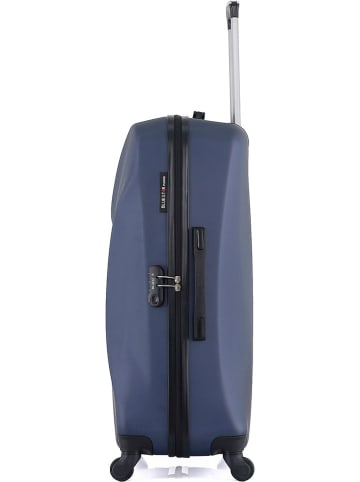 BlueStar Hardcase-trolley "Garibaldi" blauw - (B)47 x (H)75 x (D)29 cm