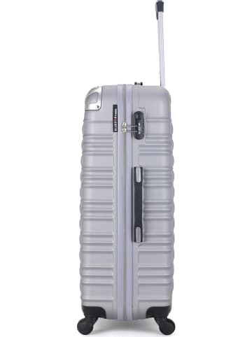 BlueStar Walizka "Lima" w kolorze szarym - 47 x 75 x 29 cm