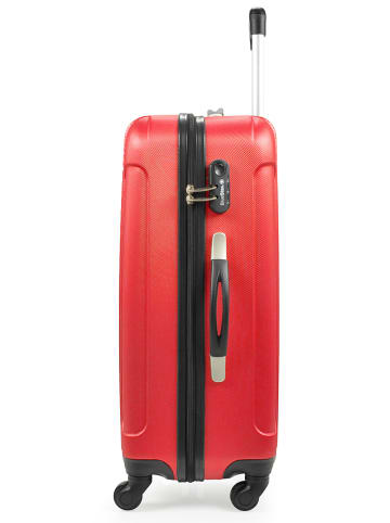 BlueStar Hardcase-trolley "Napoli" rood