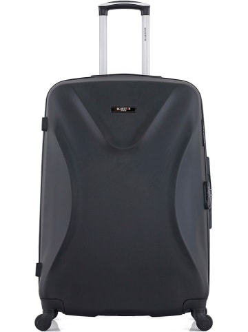 BlueStar Hardcase-trolley "Garibaldi" zwart - (B)47 x (H)75 x (D)29 cm