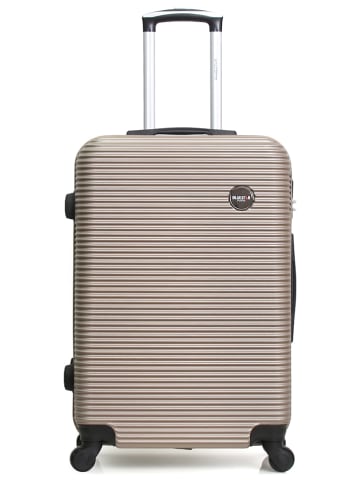 BlueStar 3tlg. Hardcase-Trolleyset "London" in Gold