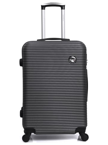 BlueStar 3tlg. Hardcase-Trolleyset "London" in Schwarz