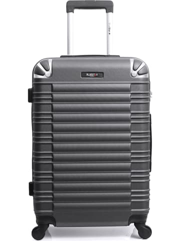 BlueStar 4tlg. Hardcase-Trolleyset "Lima" in Grau