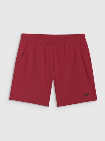 4F Szorty sportowe w kolorze czerwonym