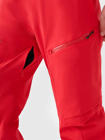 4F Spodnie narciarskie w kolorze czerwonym