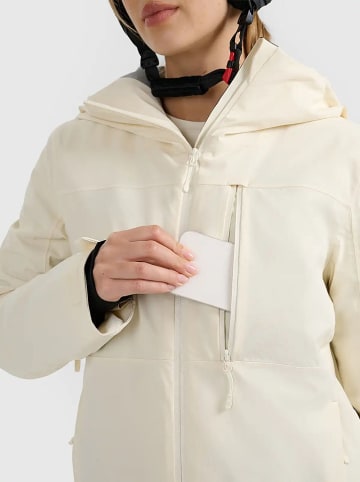 4F Ski-/ Snowboardjacke in Creme