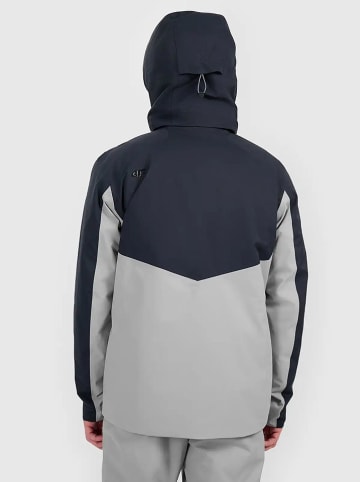 4F Kurtka narciarska w kolorze czarno-szarym