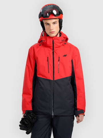 4F Ski-/ Snowboardjacke in Rot/ Schwarz