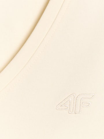 4F Koszulka w kolorze kremowym