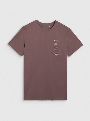 4F Koszulka w kolorze brązowym