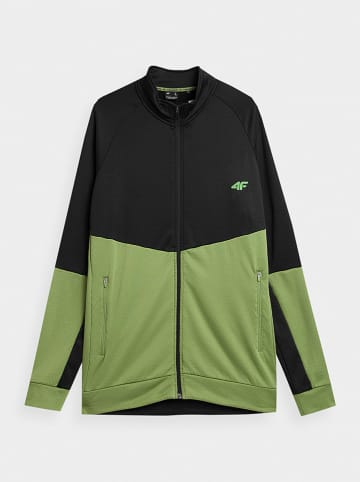 4F Kurtka sportowa w kolorze czarno-zielonym