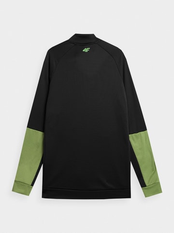 4F Kurtka sportowa w kolorze czarno-zielonym