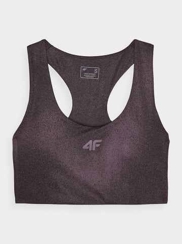 4F Biustonosz sportowy w kolorze fioletowym