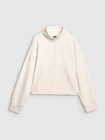4F Bluza w kolorze kremowym