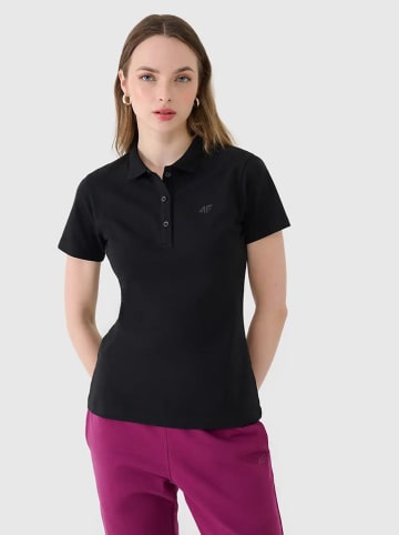 4F Poloshirt in Schwarz