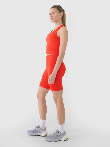 4F Top sportowy w kolorze czerwonym