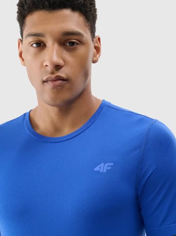 4F Koszulka sportowa w kolorze niebieskim