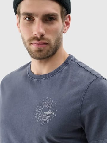 4F Shirt in Dunkelblau