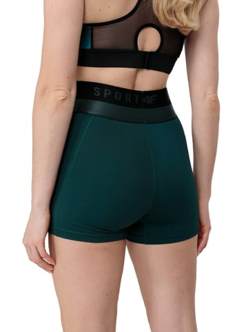 4F Szorty kolarskie w kolorze ciemnozielonym