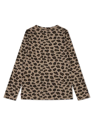 Levi's Kids Longsleeve lichtbruin/zwart