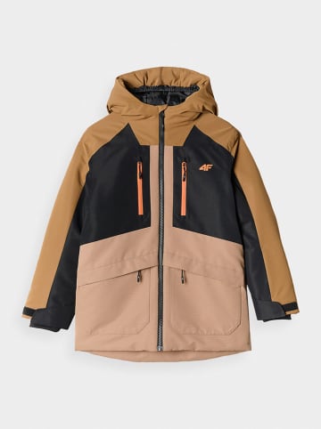4F Übergangsjacke in Hellbraun/ Schwarz