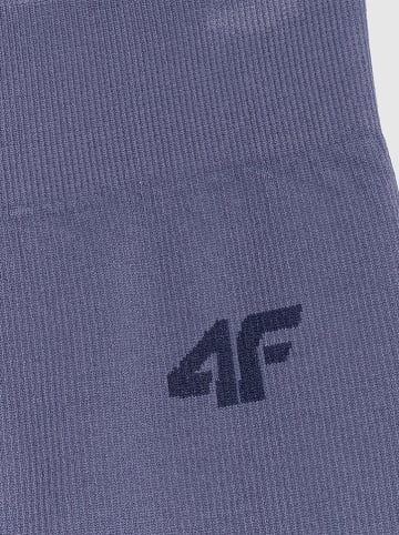 4F Legginsy w kolorze niebieskim