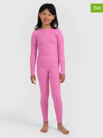 4F 2-delige thermo-ondergoedset roze